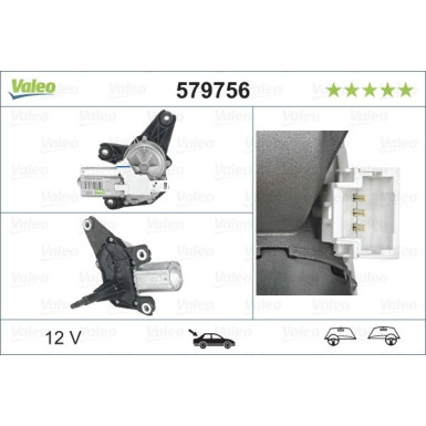 Valeo Wischermotor 579756