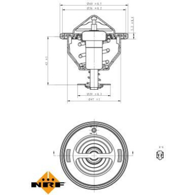 Thermostat, Kühlmittel 725092 Thermostat, Kühlmittel 725092