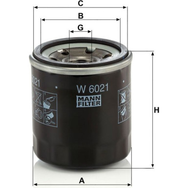 Ölfilter W 6021 Ölfilter W 6021