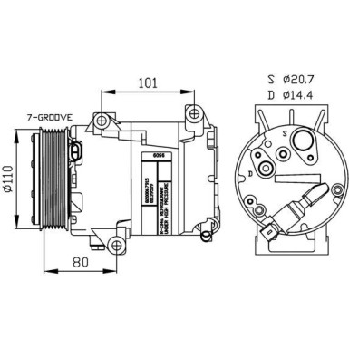 Kompressor, Klimaanlage 32252 Kompressor, Klimaanlage 32252