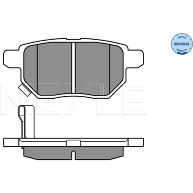 Meyle Bremsbelagsatz, Scheibenbremse MEYLE-ORIGINAL: True to OE 025 246 1015/W Meyle Bremsbelagsatz, Scheibenbremse MEYLE-ORIGINAL: True to OE 025 246 1015/W