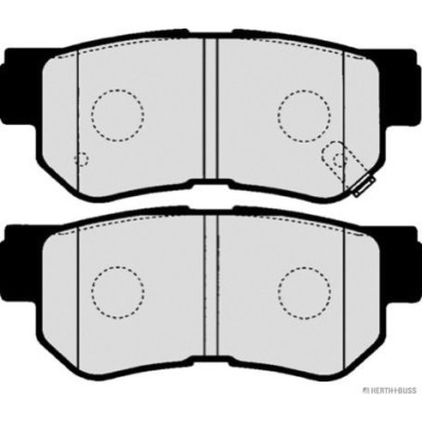 Herth+Buss Jakoparts Bremsbelagsatz, Scheibenbremse J3610507