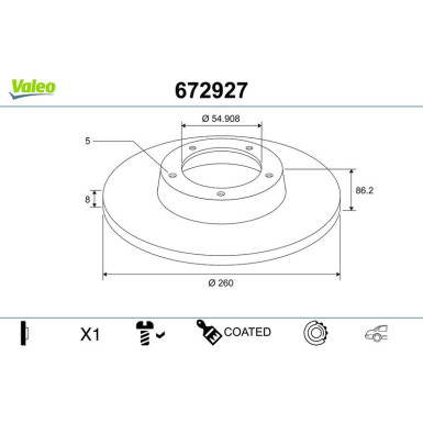 Bremsscheibe 672927