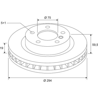 Bremsscheibe 672656 Bremsscheibe 672656