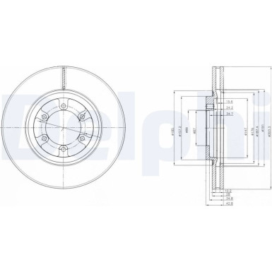 Bremsscheibe BG4133 Bremsscheibe BG4133