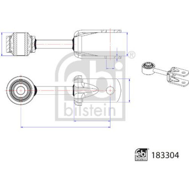 FEBI BILSTEIN 183304 Koppelstange FEBI BILSTEIN 183304 Koppelstange