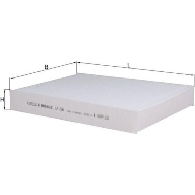 Knecht Filter, Innenraumluft LA 686