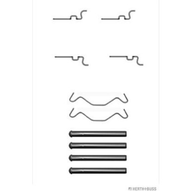 Herth+Buss Jakoparts Zubehörsatz, Scheibenbremsbelag J3662033