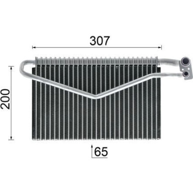 Mahle Verdampfer, Klimaanlage BEHR Premium Line AE 67 000P