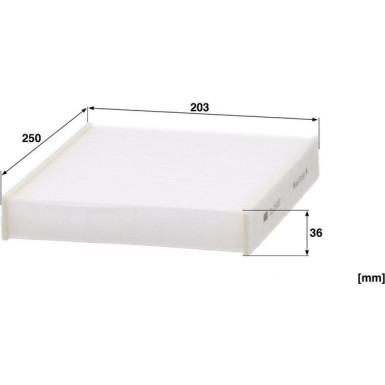 MANN-FILTER CU 25 007 Innenraumfilter, Partikelfilter MANN-FILTER CU 25 007 Innenraumfilter, Partikelfilter