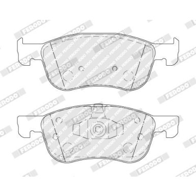 Ferodo Bremsbelagsatz, Scheibenbremse PREMIER ECO FRICTION FDB4816