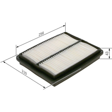 BOSCH 1 457 433 037 Luftfilter