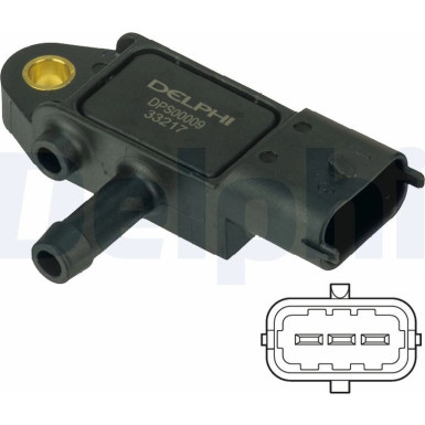 Sensor, Abgasdruck DPS00009 Sensor, Abgasdruck DPS00009