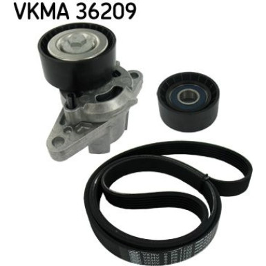 SKF Keilrippenriemensatz VKMA 36209