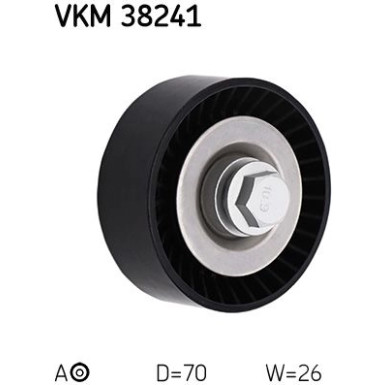 SKF Spannrolle, Keilrippenriemen VKM 38241