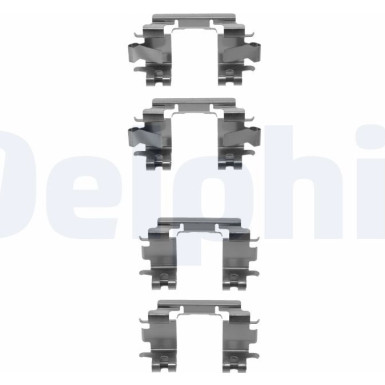 Delphi Zubehörsatz, Scheibenbremsbelag LX0298