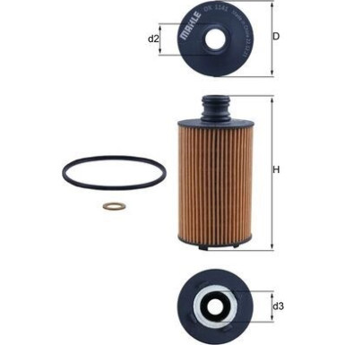 Ölfilter OX 1141D Ölfilter OX 1141D