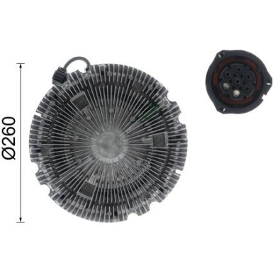 Mahle Kupplung, Kühlerlüfter BEHR Premium Line CFC 191 000P