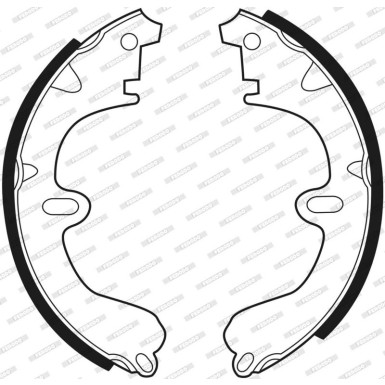 Bremsbackensatz FSB208