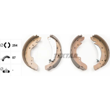 Textar Bremsbackensatz 91047900