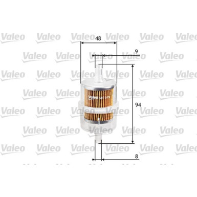 Valeo Kraftstofffilter 587013