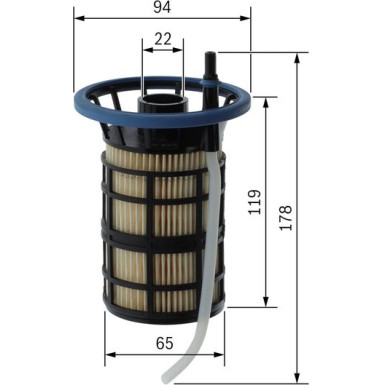 Kraftstofffilter F 026 402 291 Kraftstofffilter F 026 402 291