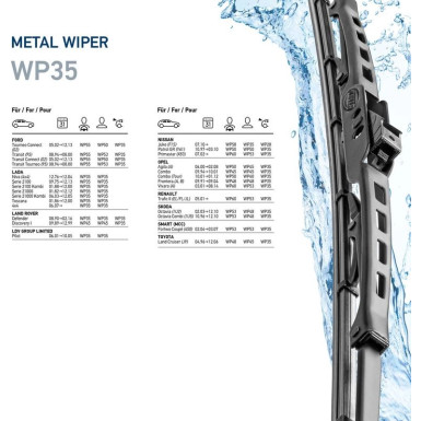 Hella Wischblatt Scheibenwischer Metal 9XW 178 878-141