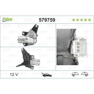 Valeo Wischermotor 579759