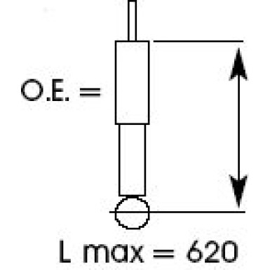 KYB Stoßdämpfer Excel-G 343272