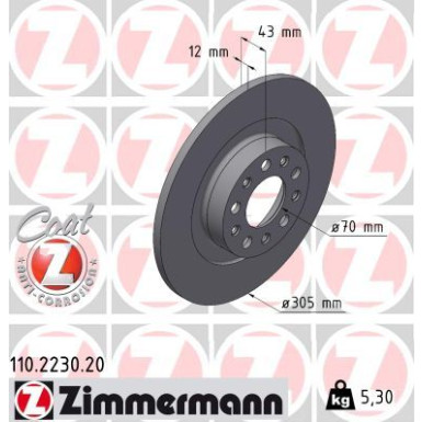 Bremsscheibe 110.2230.20
