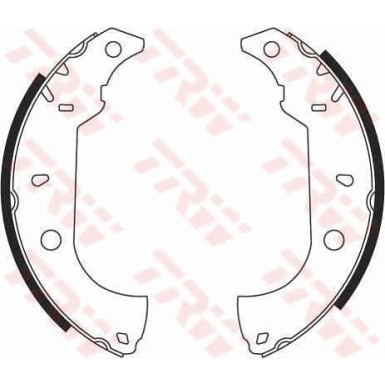 TRW Bremsbackensatz GS8614