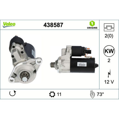 Starter Valeo Origins New OE TECHNOLOGIE 438587