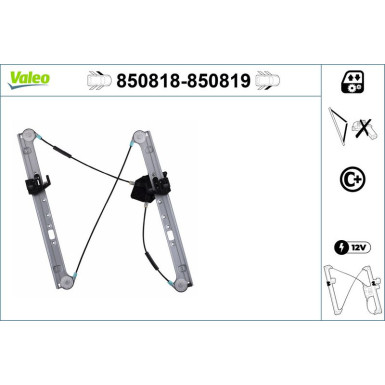 Valeo Fensterheber 850819