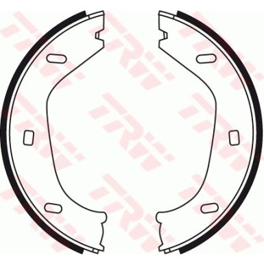 Bremsbackensatz, Feststellbremse GS8219 Bremsbackensatz, Feststellbremse GS8219
