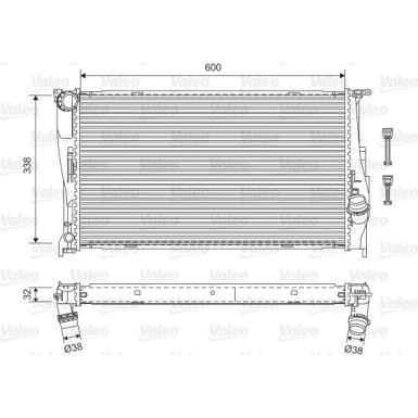 Kühler, Motorkühlung 701601 Kühler, Motorkühlung 701601