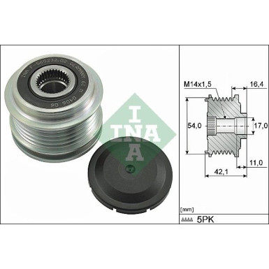 INA Generatorfreilauf 535 0286 10