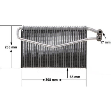 Mahle Verdampfer, Klimaanlage BEHR AE 67 000S