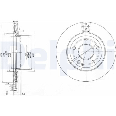 Bremsscheibe BG3709 Bremsscheibe BG3709