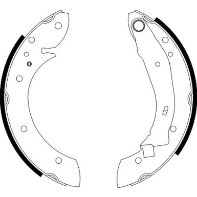 Textar Bremsbackensatz 91052900 Textar Bremsbackensatz 91052900