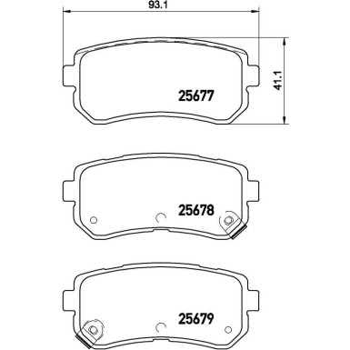 Brembo Bremsbelagsatz, Scheibenbremse PRIME LINE P 30 068 Brembo Bremsbelagsatz, Scheibenbremse PRIME LINE P 30 068