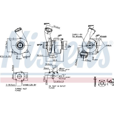 Nissens Turbolader 93176