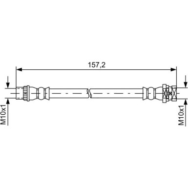 BOSCH Bremsschlauch 1 987 481 624