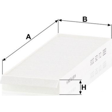 MANN-FILTER CU 25 008-2 Innenraumfilter, Partikelfilter MANN-FILTER CU 25 008-2 Innenraumfilter, Partikelfilter
