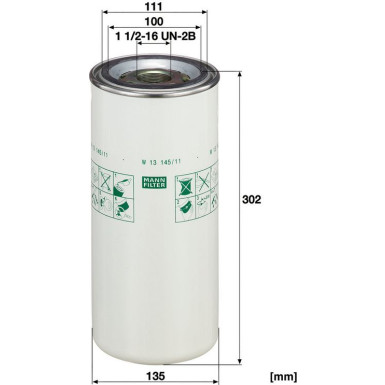 Ölfilter W 13 145/11