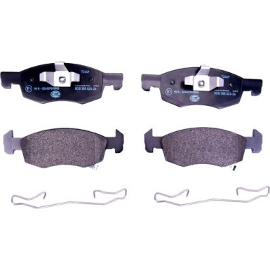 Hella Bremsbelagsatz, Scheibenbremse 8DB 355 023-261 Hella Bremsbelagsatz, Scheibenbremse 8DB 355 023-261