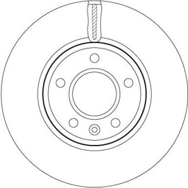 TRW Bremsscheibe DF7923 TRW Bremsscheibe DF7923