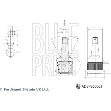 Blue Print Trag-/Führungsgelenk ADBP860063
