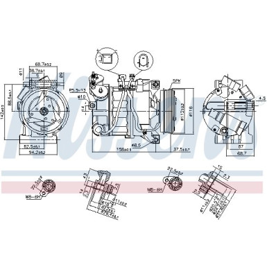 Kompressor, Klimaanlage 89350 Kompressor, Klimaanlage 89350