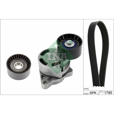 INA Keilrippenriemensatz 529 0433 10