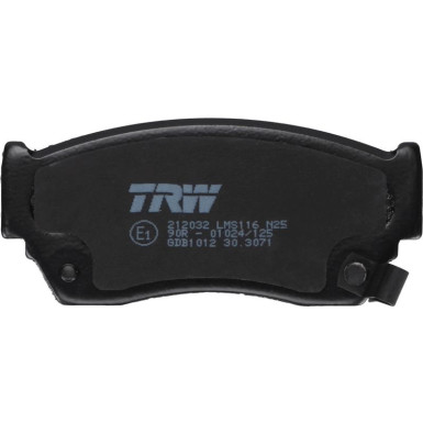 TRW Bremsbelagsatz, Scheibenbremse GDB1012 TRW Bremsbelagsatz, Scheibenbremse GDB1012